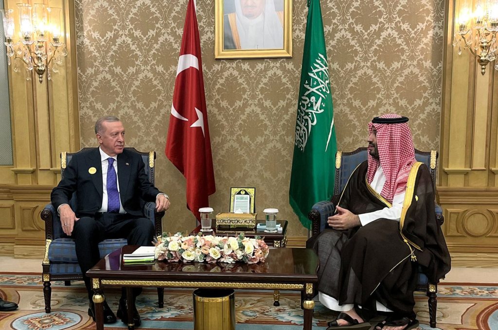 President Erdoğan meets Saudi crown prince MBS in Riyadh