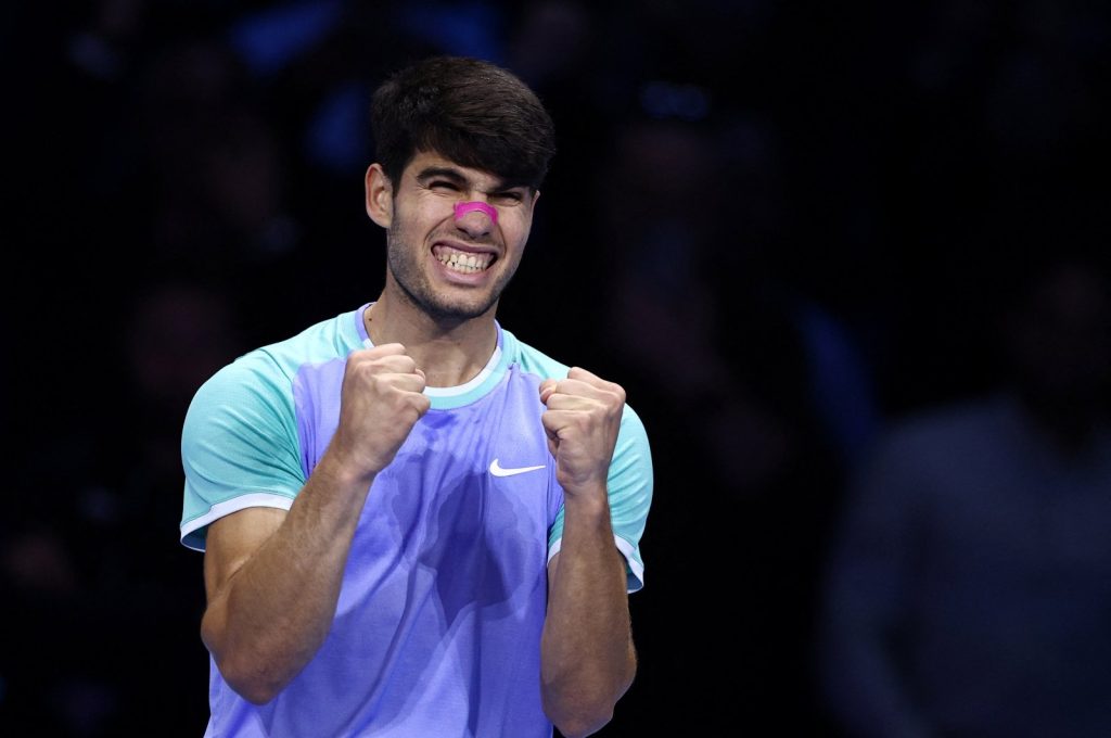 ‘Under weather’ Alcaraz downs Rublev to keep ATP Finals hopes alive