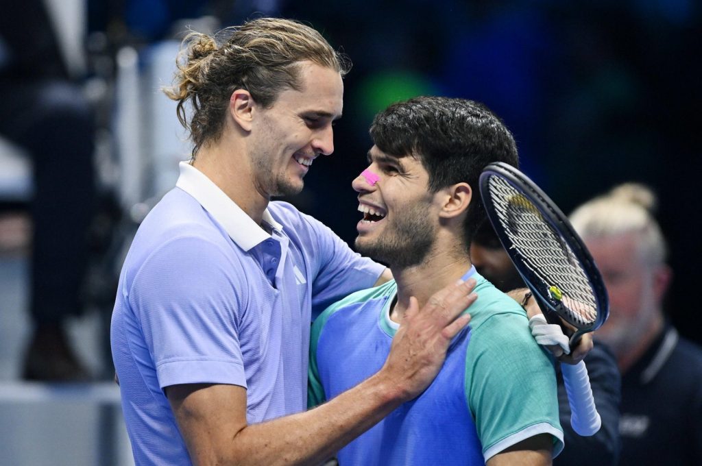 Zverev outclasses endangered Alcaraz to secure ATP Finals semis