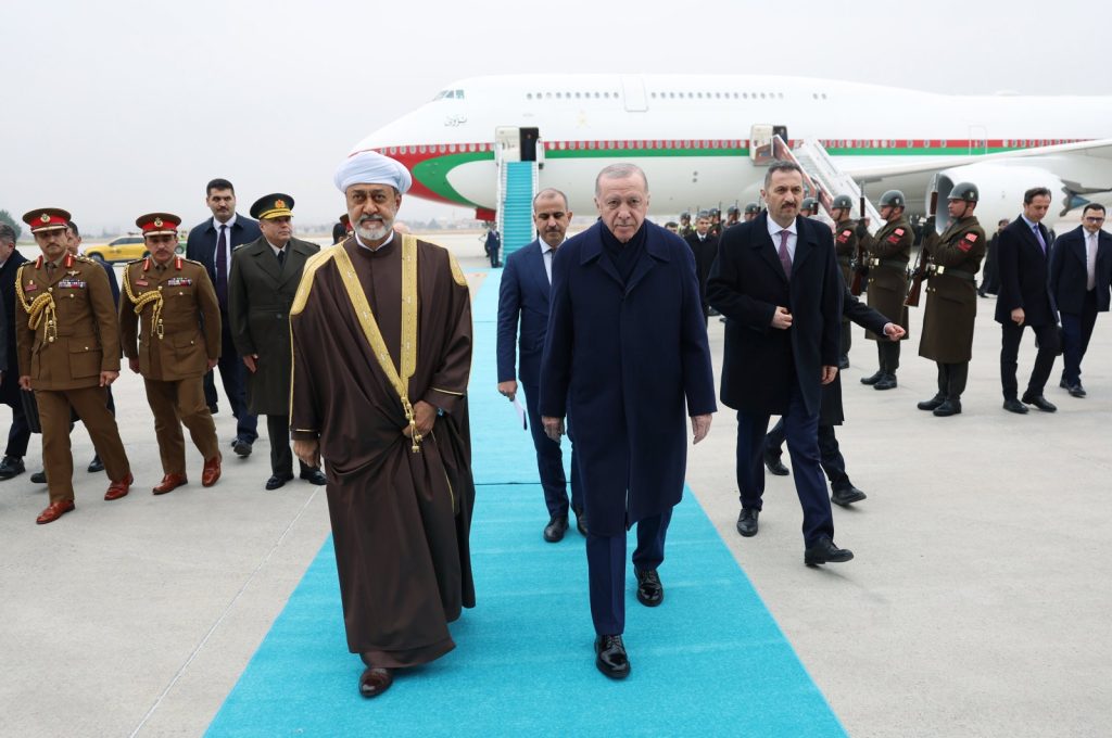 Erdoğan hosts Omani sultan in first-ever visit to Türkiye