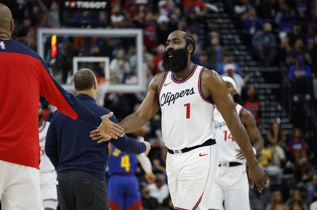 Harden hits 3,000 3’s in win over Nuggets, joining Curry in elite club