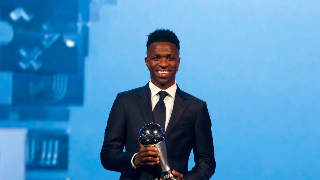 Madrid’s Vinicius, Barcelona’s Bonmati crowned FIFA’s best players