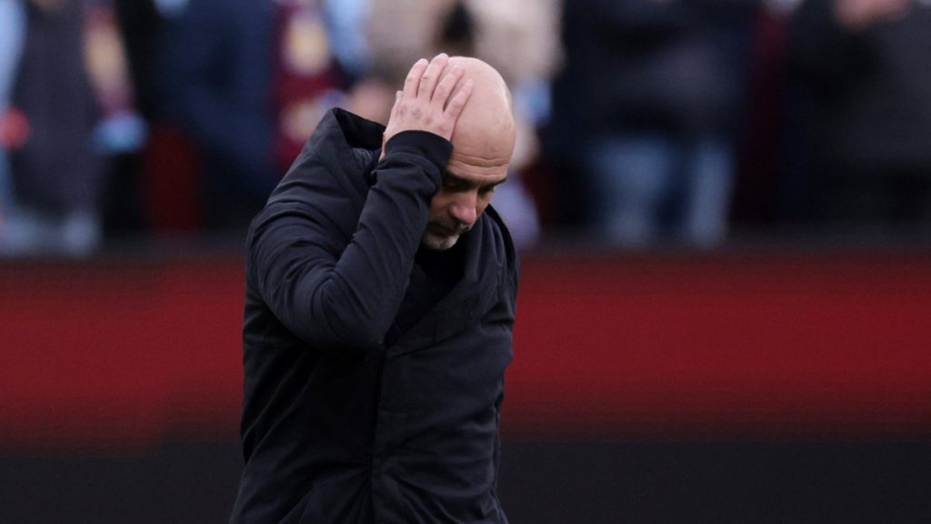 Guardiola admits City at risk of missing out on Champions League