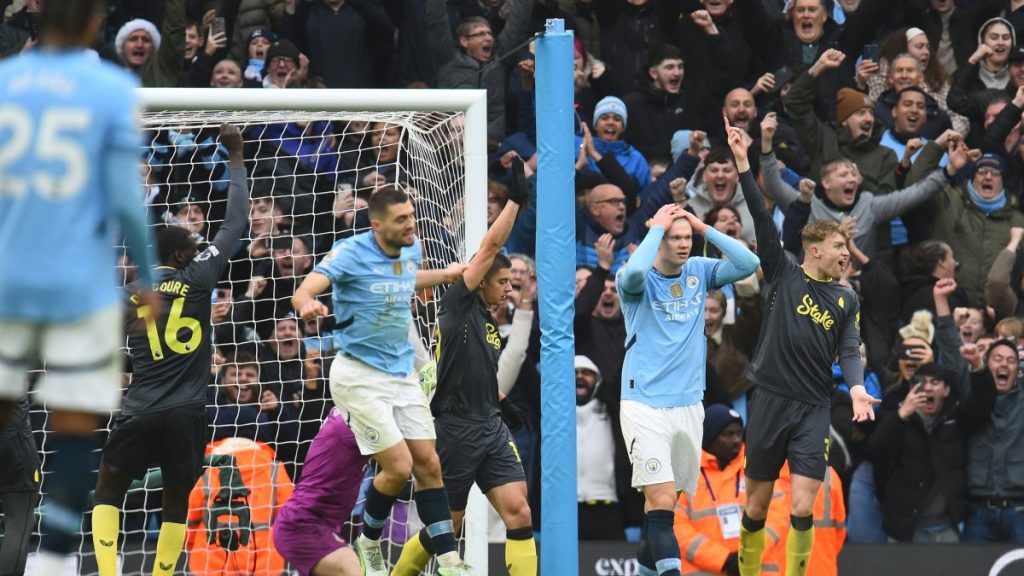 Man City’s astonishing slump continues with 1-1 draw with Everton