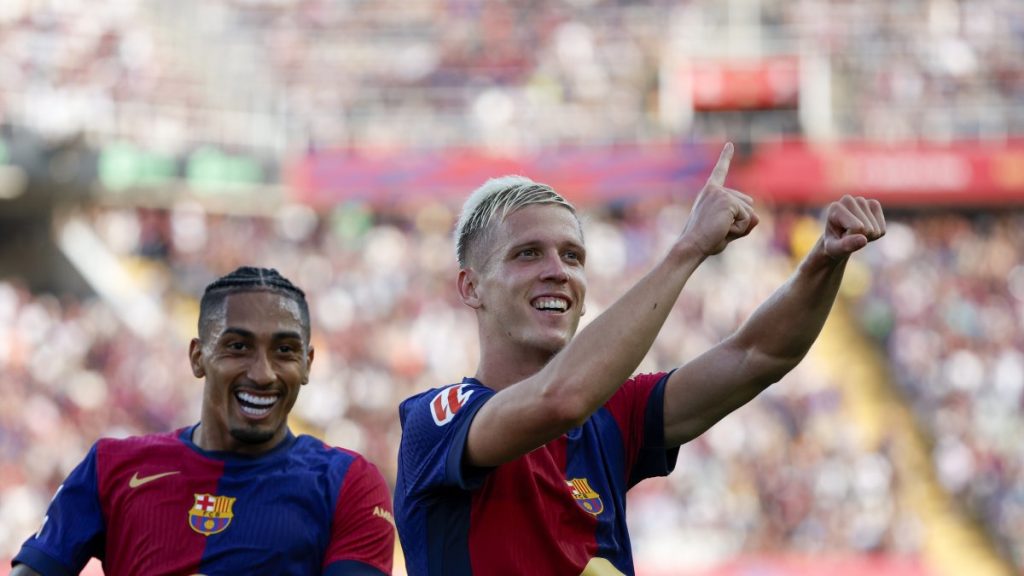 Barcelona eye 1st gold under Flick amid Dani Olmo registration saga