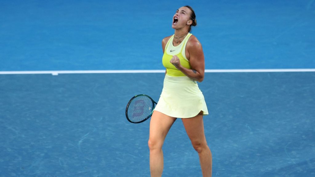 Rain lashes Australian Open day 1 but Sabalenka shines through