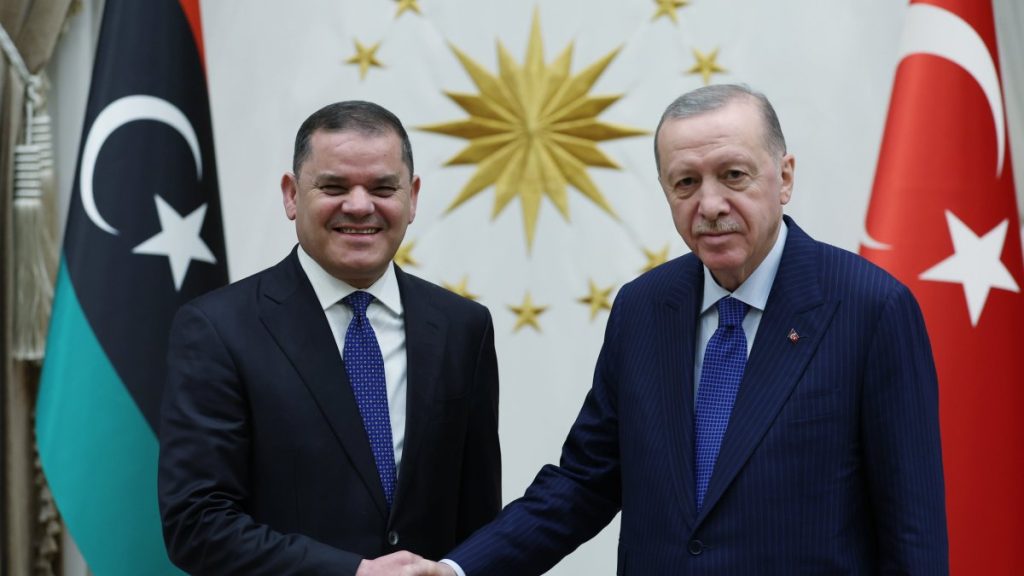 Erdoğan receives Libyan Prime Minister Dbeibah in Ankara