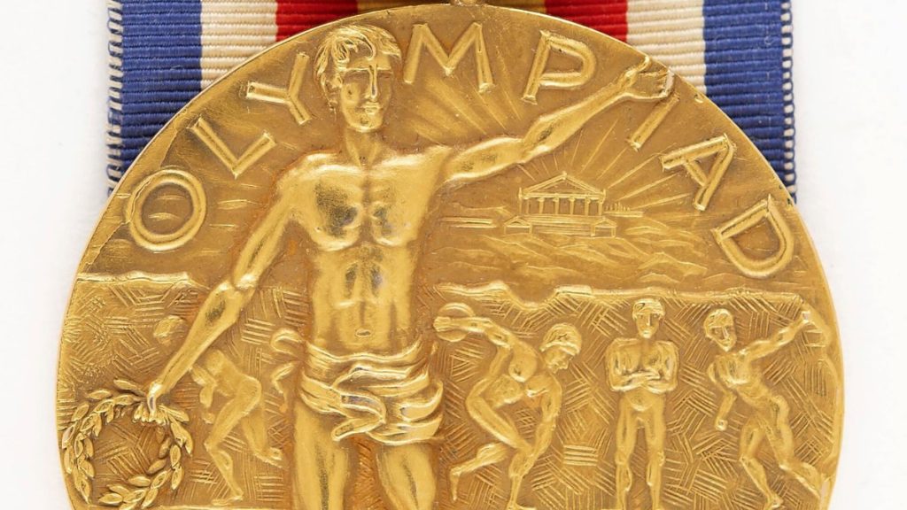 Rare Olympic gold medal from 1904 goes under the hammer