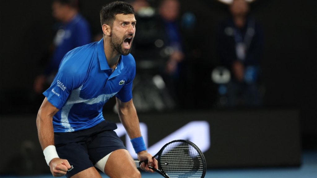 Djokovic fights back to beat Carlos Alcaraz in Aus Open thriller