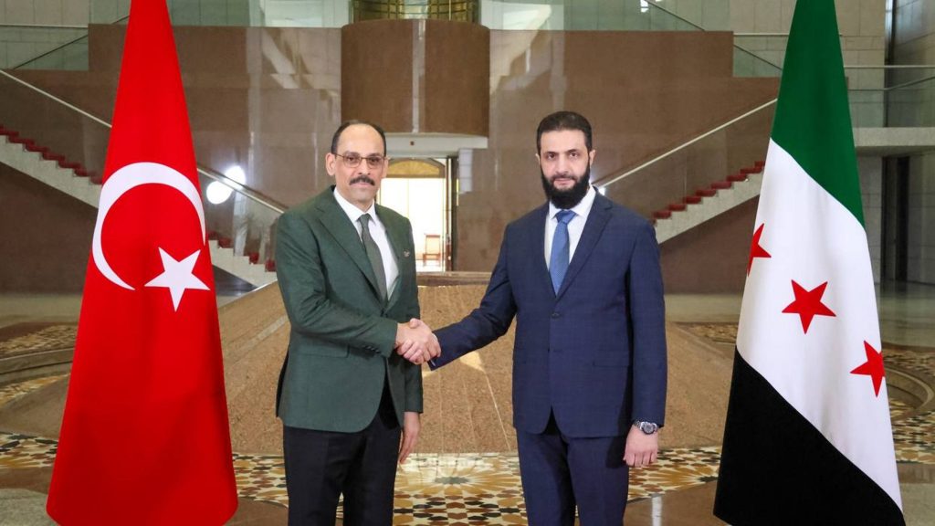 Turkish spymaster meets Syria’s new leader in cooperation push