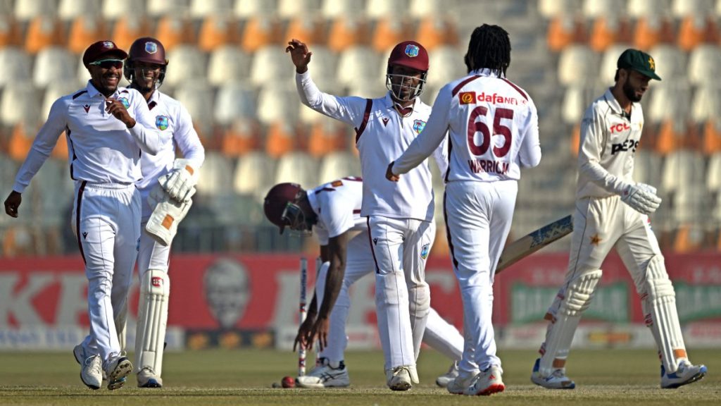 Warrican fifer gives West Indies 1st Test in Pakistan in 35 years