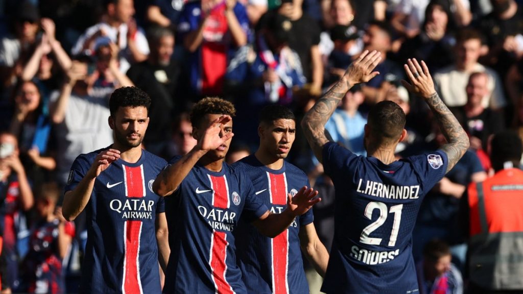 PSG seal record-extending 13th Ligue 1 title with 6 games to spare