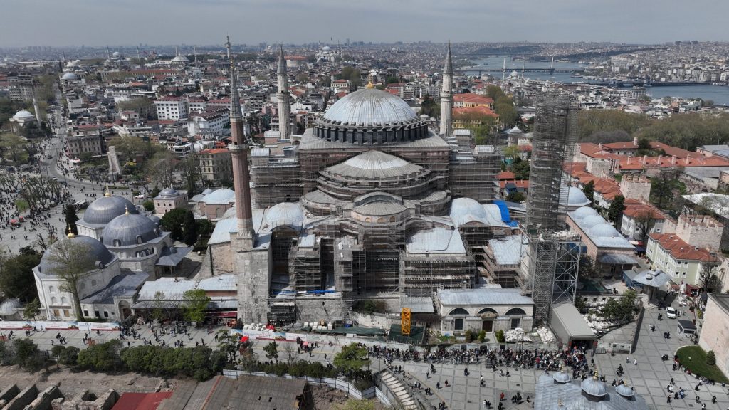 Restoration efforts at Hagia Sophia mark new chapter in its long history