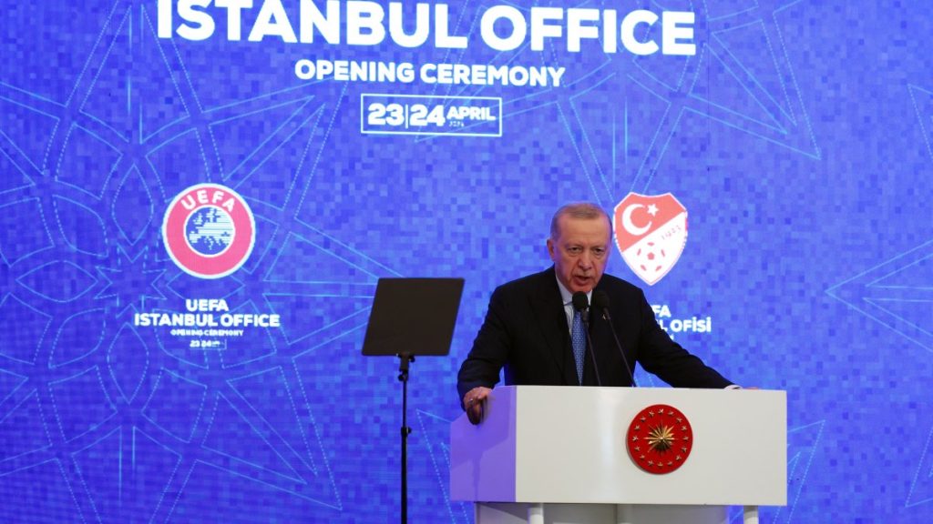 Erdoğan boasts of Türkiye’s ability to host any major sporting event