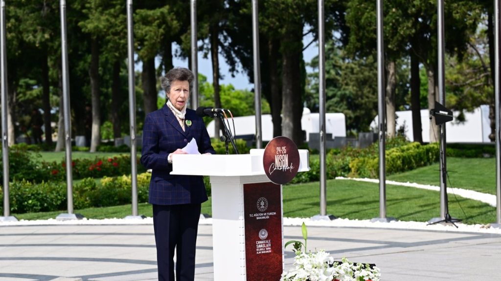 UK’s Princess Anne praises Türkiye’s role in preserving Gallipoli’s legacy