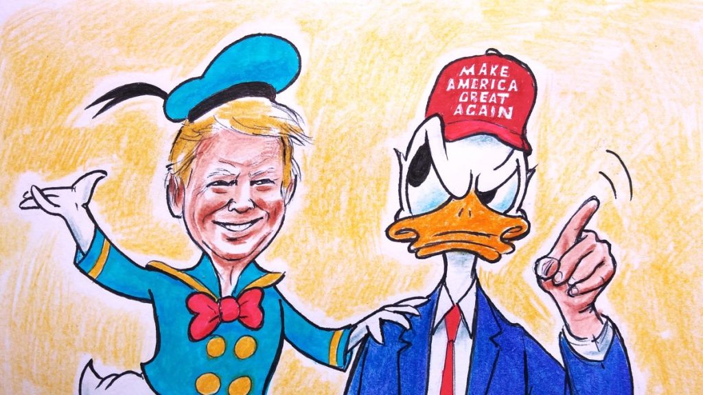 Donald Duck’s fight with windmills of his own mind