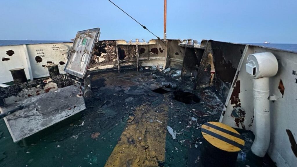 6 Turkish nationals safe after Gaza-bound aid ship hit by drones