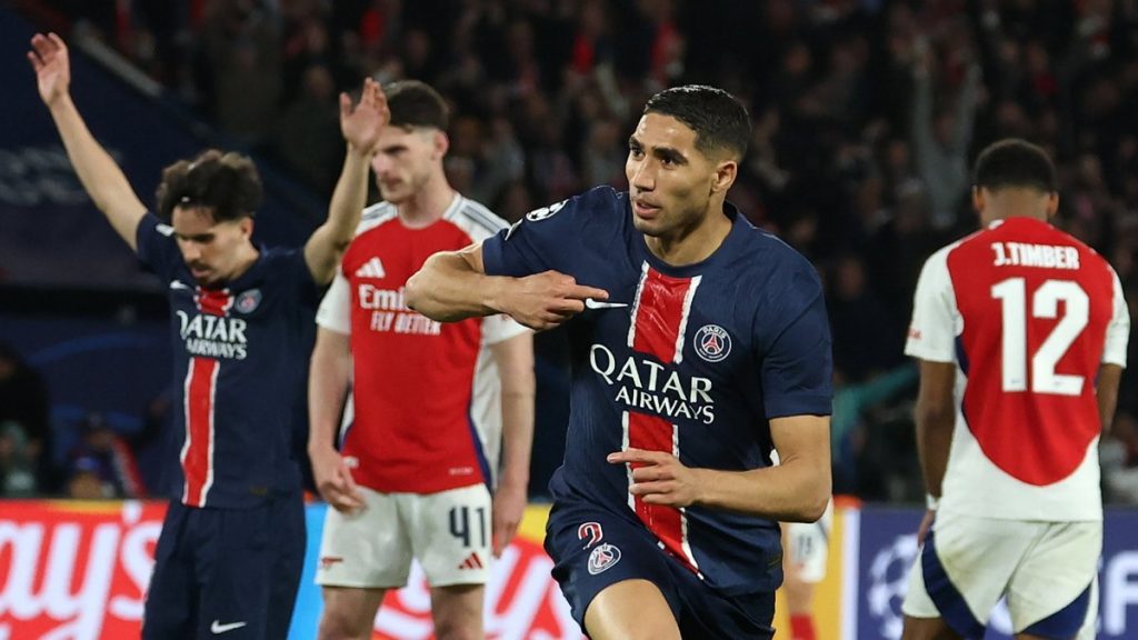 PSG sink Arsenal 3-1 on aggregate to book Champions League final spot